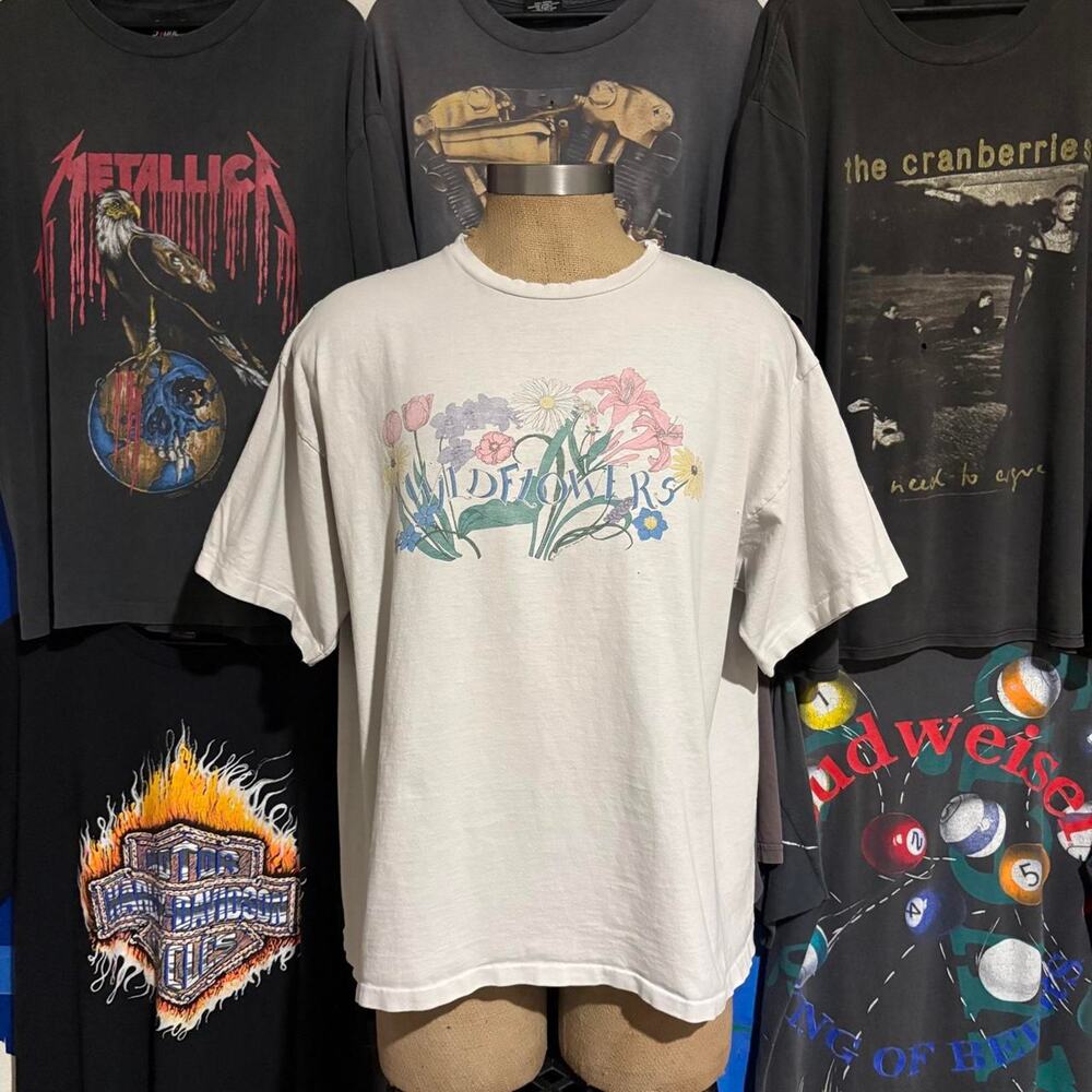 Vintage 1990s wildflowers t shirt